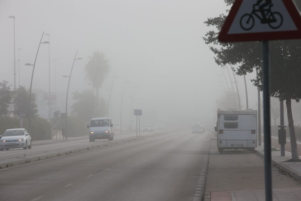 Densa niebla en Jerez