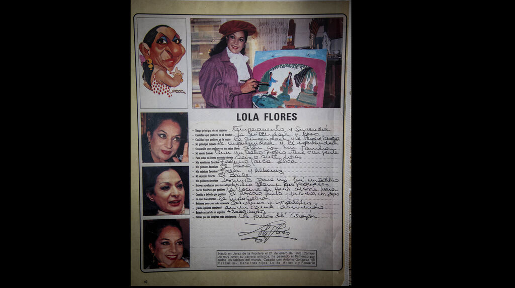 El otro museo de Lola Flores en Jerez