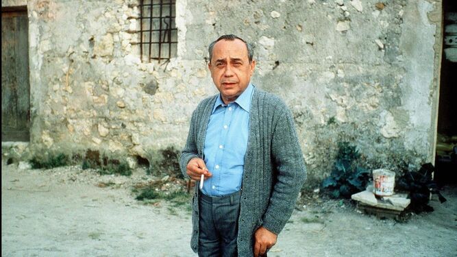 Imagen del escritor siciliano Leonardo Sciascia (Racalmuto, 1921-Palermo, 1989)