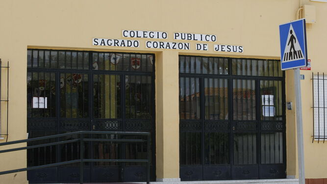Una imagen del colegio público sagrado Corazón de Jesús, en El Puerto.