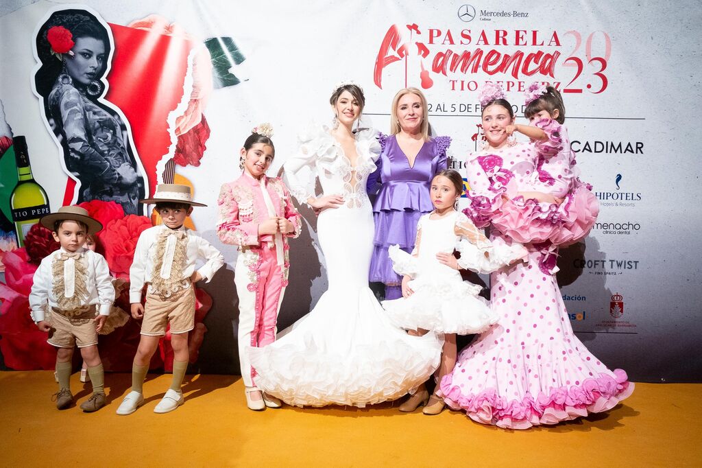 Desfile de Teresa Nin&uacute; - Atelier Nuria Chaparro en la Pasarela Flamenca Jerez T&iacute;o Pepe 2023