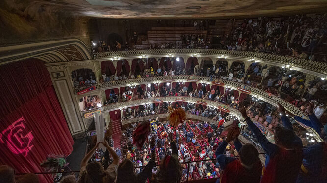 Imagen que presentaba anoche el Teatro Falla de Cádiz.