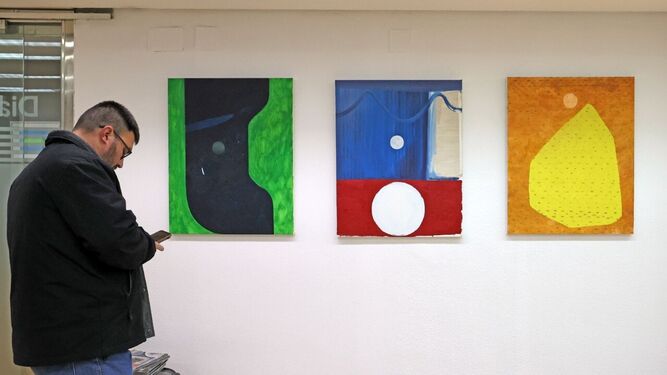 Exposición de la pintura abstracta de Federico Jaime en la sala ArteaDiario.