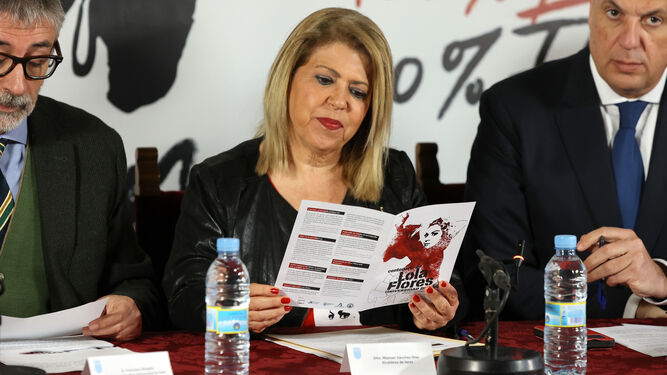 Mamen Sánchez, durante la rueda de prensa.