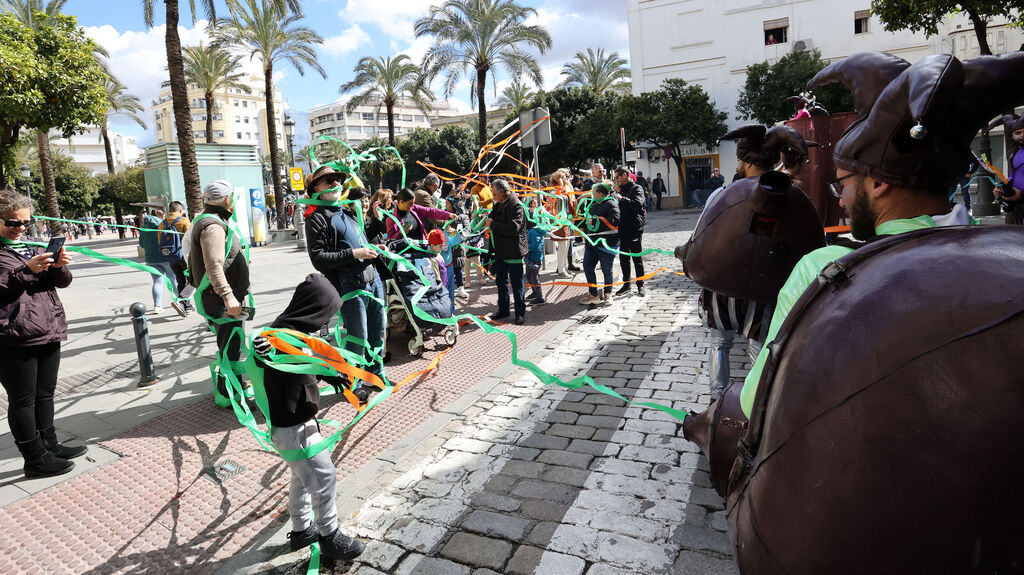 Pasacalles por el Carnaval en Jerez