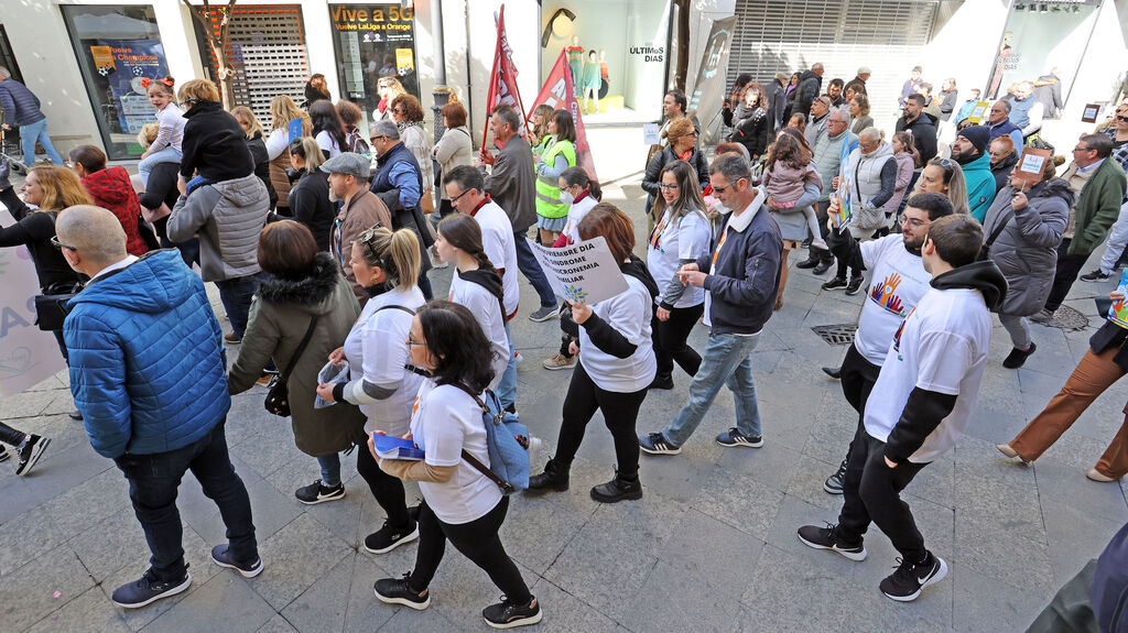 Marcha solidaria por el d&iacute;a de las enfermedades raras en Jerez