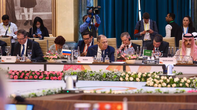 Delegación rusa en el G-20.