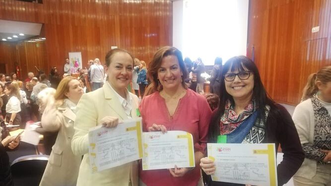 Teresa Corrales, Rosa Pino y Susana Soldevilla