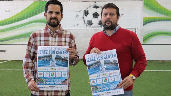 La Liga de Escuelas Jerez Fun Center de fútbol sala ha sido presentada este martes.