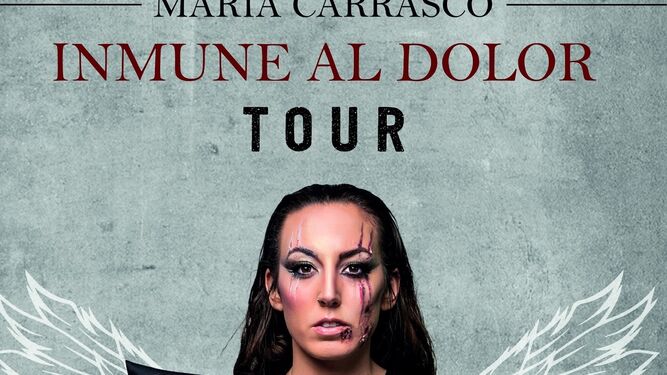 Cartel de la gira de María Carrasco