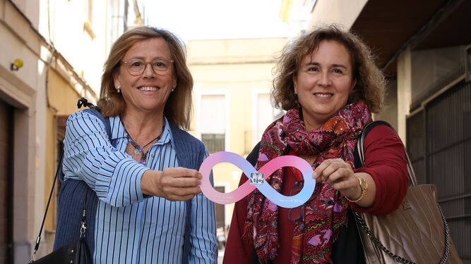 María Ruiz Lassaleta y Mercedes Sánchez Puerto, de Autismo Cádiz.