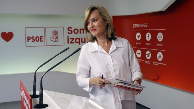 Pilar Alegría, portavoz del PSOE y ministra de Educación
