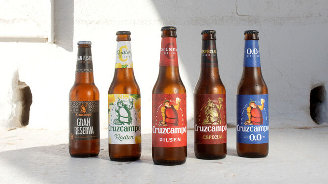 Nueva imagen de las cervezas de Cruzcampo.