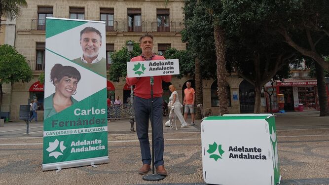 Carlos Fernández, candidato de Adelante Andalucía.