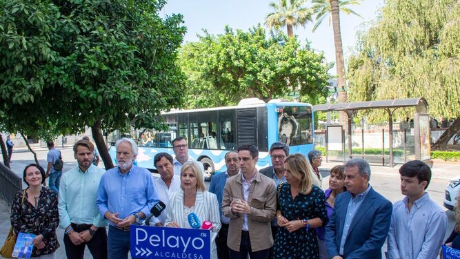 María José García-Pelayo anuncia que renovará la flota de autobuses urbanos.