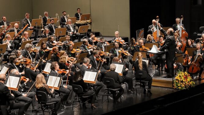 La Real Orquesta Sinfónica de Sevilla, en un concierto.