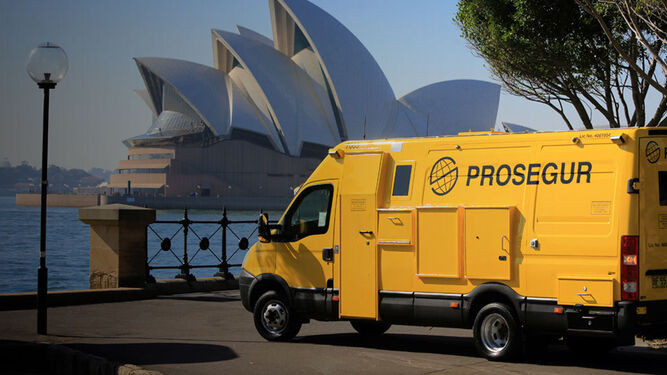 Camión de Prosegur en Australia.
