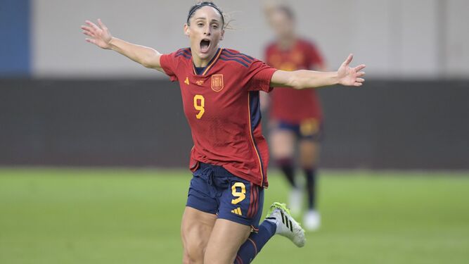 Esther González, delantera de la selección española.