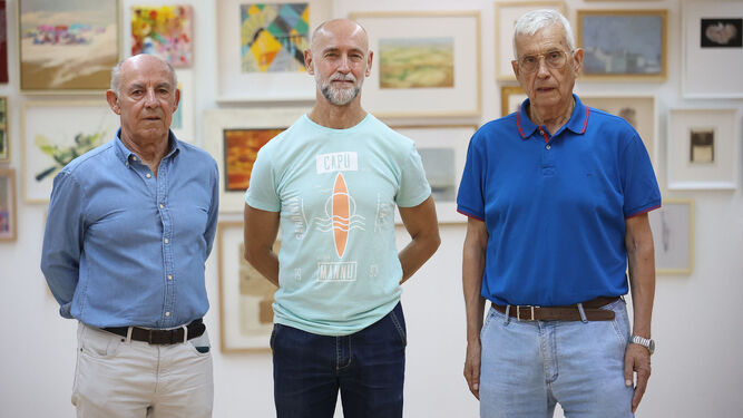 Antonio Espinar, Antonio Navas y Juan García, días atrás en Diario de Jerez.