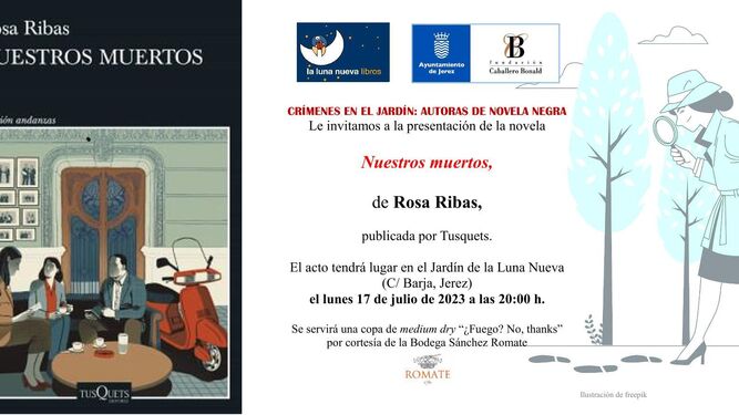 Rosa Ribas presenta en Jerez su libro 'Nuestros muertos'
