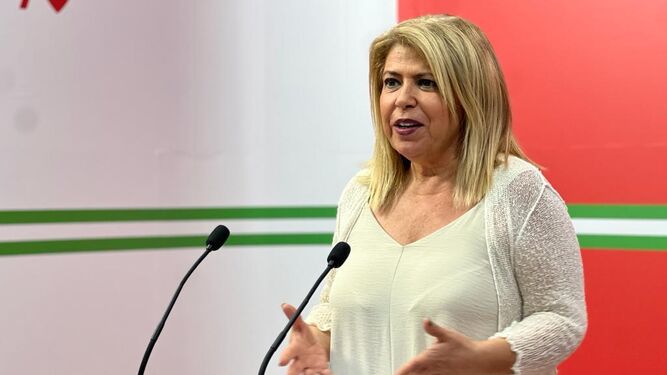 Mamen Sánchez, portavoz del PSOE en el Ayuntamiento de Jerez.
