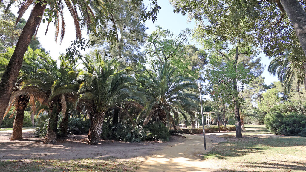 Estado del Jard&iacute;n Esc&eacute;nico, un parque lleno de hojas secas