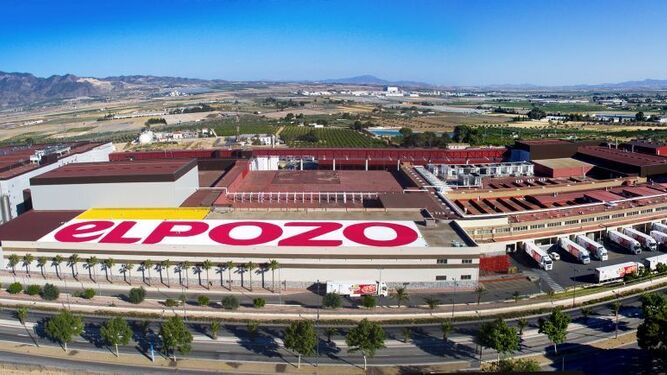 Vista aérea de las instalaciones de ElPozo Alimentación en Alhama de Murcia