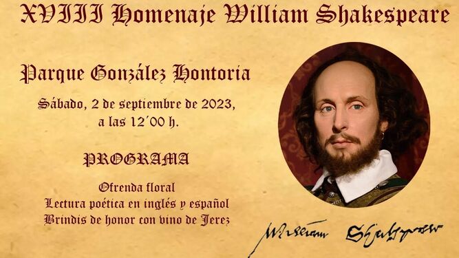 Información XVIII homenaje a Shakespeare.