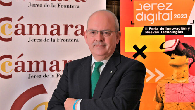 Javier Sánchez Rojas, presidente de la Cámara de Comercio de Jerez.