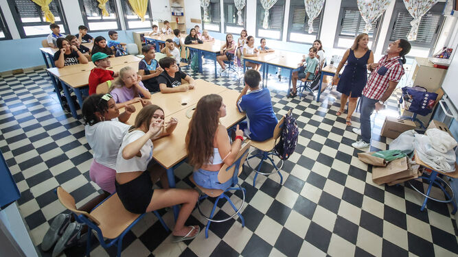 Una imagen de un centro educativo de Jerez.