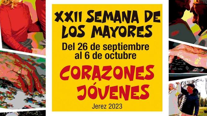 Detalle del cartel de la XXII Semana de las Personas Mayores.