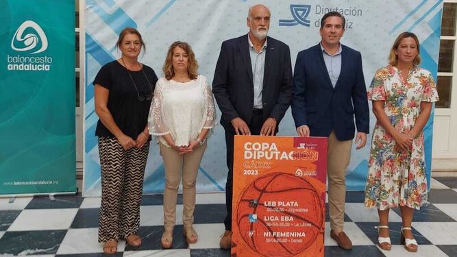 La Copa Diputación de Baloncesto 2023 ha sido presentada en Cádiz.