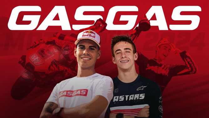 Augusto Fernández y Pedro Acosta correrán en MotoGP en 2024 con GASGAS.