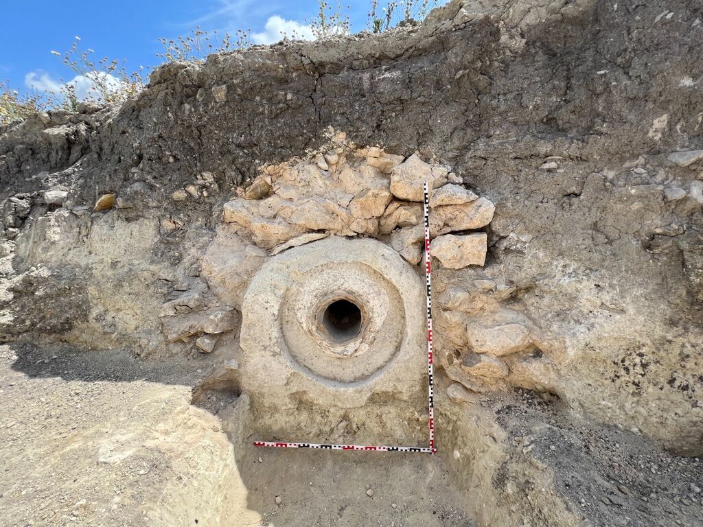 Trabajos arqueol&oacute;gicos en el tramo del acueducto Tempul-C&aacute;diz hallado en Jerez