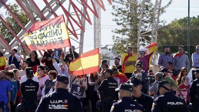 Protesta contra Pedro Sánchez este sábado en Málaga