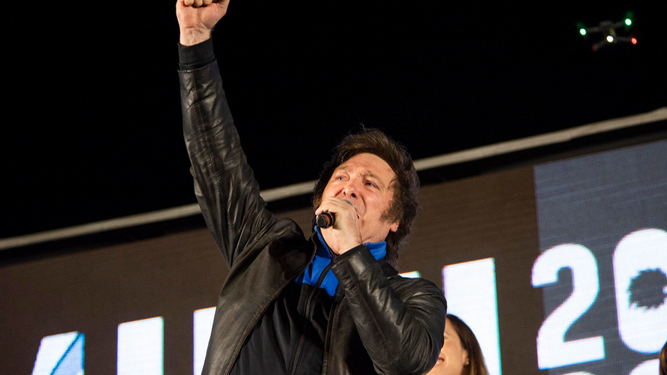 Javier Milei, elegido presidente de Argentina