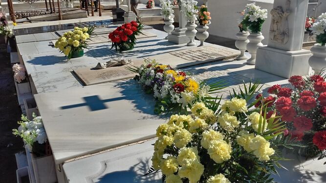 Una imagen del cementerio portuense, el pasado Día de Difuntos.