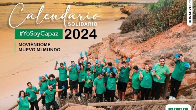 Imagen del Calendario Solidario 2024 de Autismo Cádiz