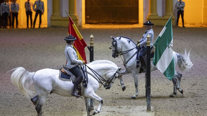 Imagen del espectáculo 'Cómo bailan los caballos andaluces'