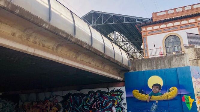 Un graffiti de Jerez de los 2.000 metros que destina a este arte.