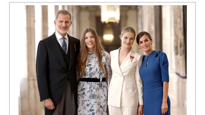 La foto elegida por la familia  de Felipe VI para desear una feliz Navidad 2023