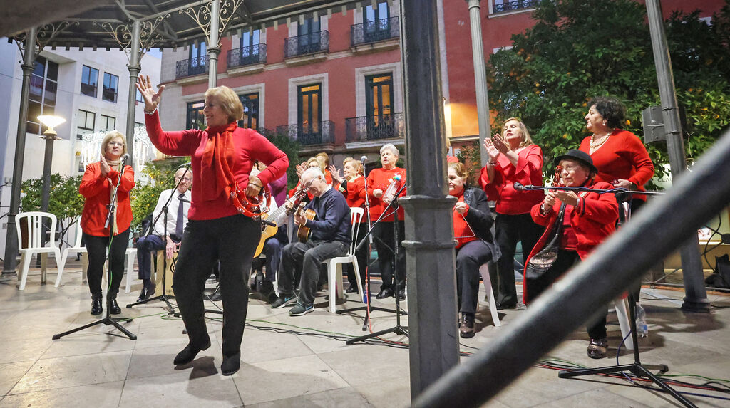 Los mayores de Jerez cantan a la Navidad