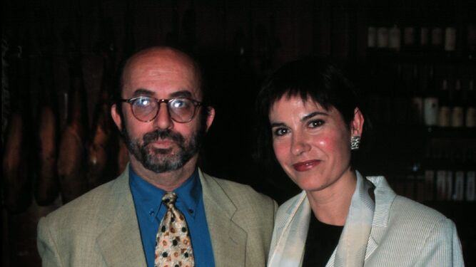 Lorenzo Diaz y Concha García Campoy a principios de los años 90