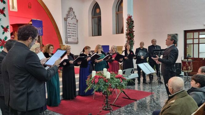 Concierto de Navidad del coro Nova Música en la Iglesia Evangélica El Buen Pastor de San Fernando.