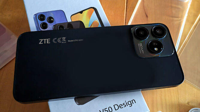 El smartphone ZTE Blade V50 Design
