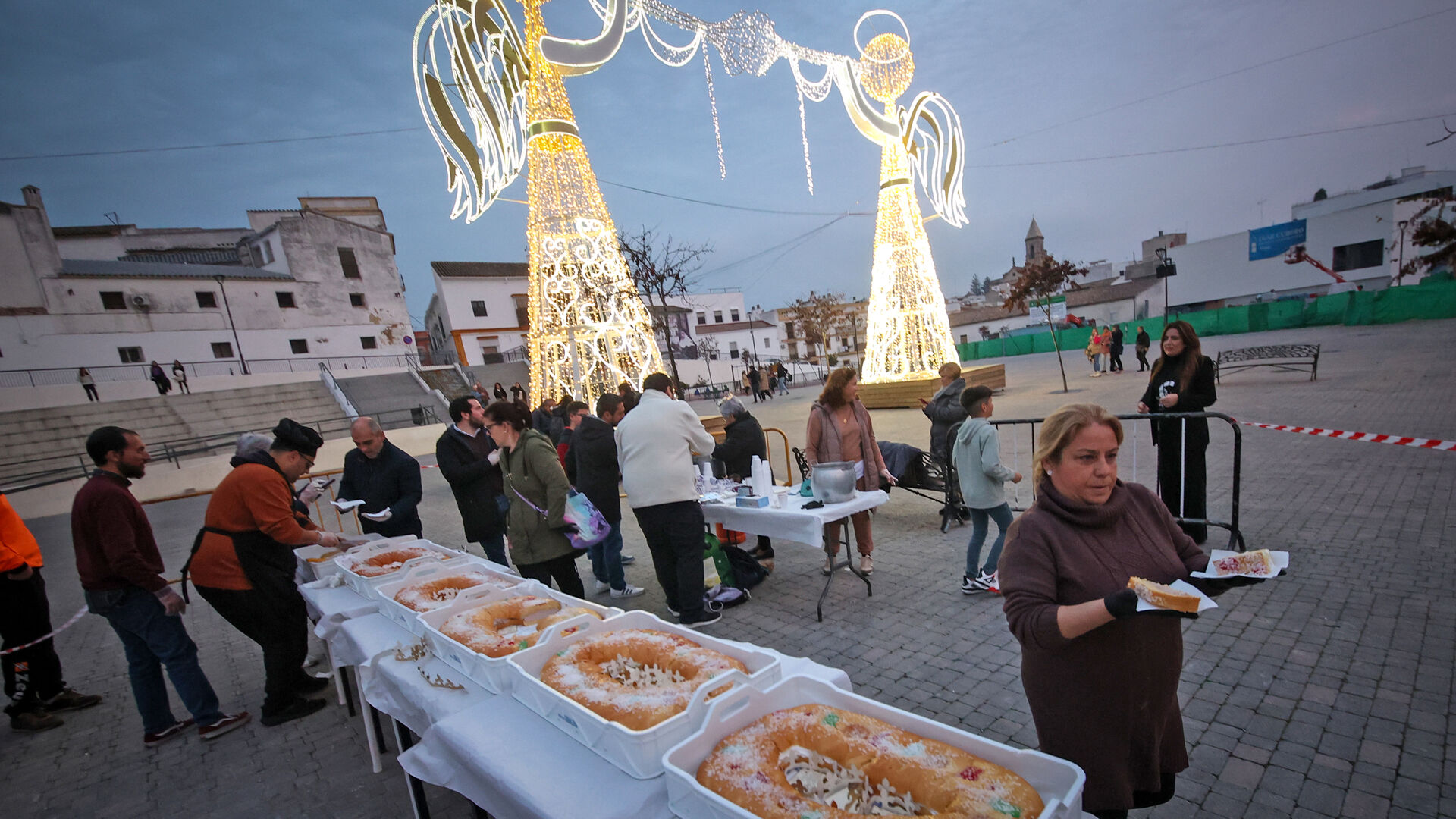 El rosc&oacute;n solidario de Santa Marta en Jerez