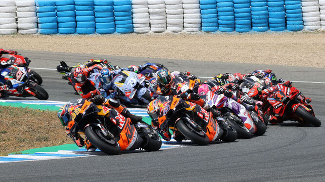 Imagen de un Gran Premio de España de MotoGP.