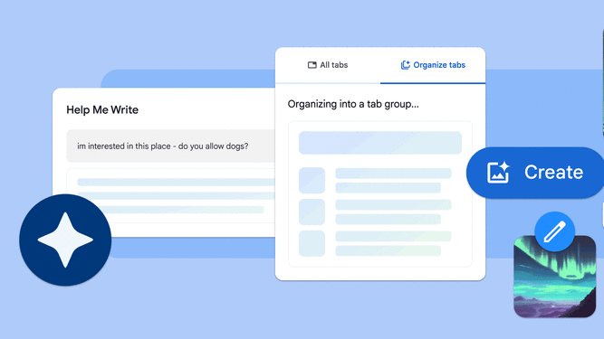 Chrome integra en su última actualización inteligencia artificial para organizar pestañas y crear temas personalizados