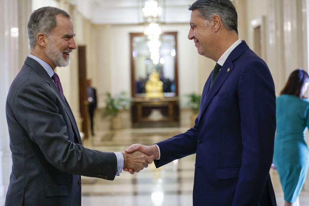 El Rey Felipe VI recibe en La Zarzuela a la alcaldesa de Jerez