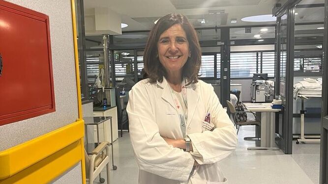 Carmen de la Fuente, presidenta de la  Sociedad Andaluza de Medicina Intensiva y Unidades Coronarias (SAMIUC).
